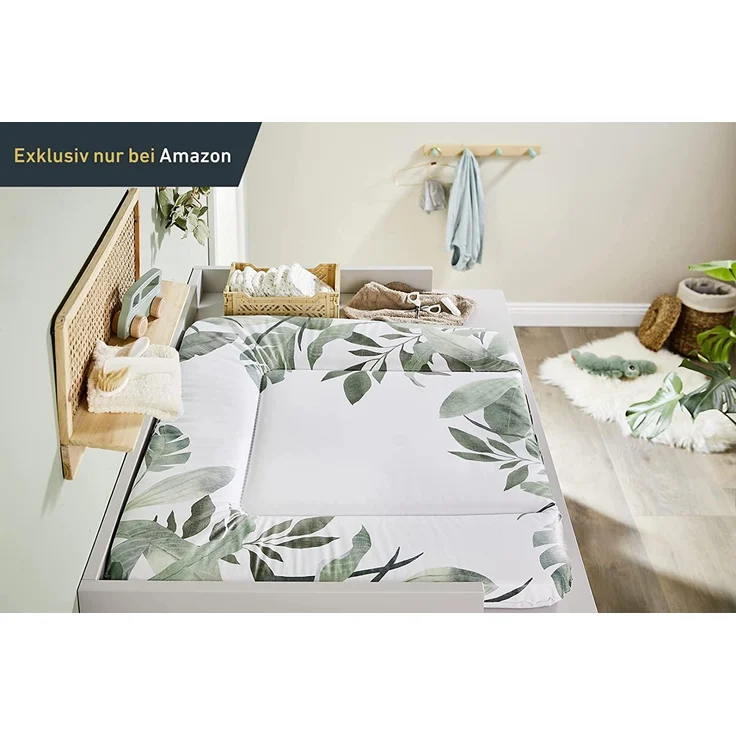 Wickelauflage Breit Exclusiv Exclusiv bei Amazon Motiv Soft Tropical – Bild 3