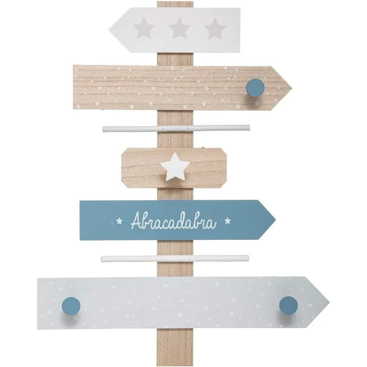 Kindergarderobe Wegweiser, 4 Haken