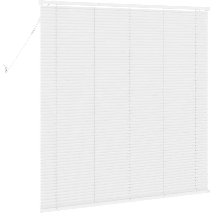 vidaXL Venezianische Jalousie Weiß 150 x 140 cm 25 mm PVC 42003716 – Bild 6