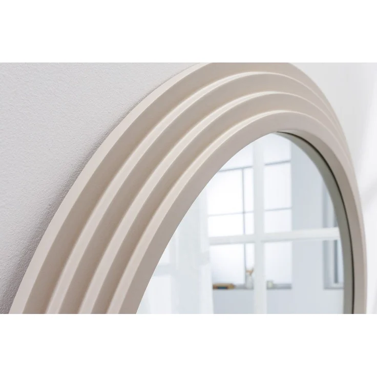 riess-ambiente Wandspiegel WAVE 160cm greige (Einzelartikel, 1-St), Flur · Kunststoff · Rahmen · Rundbogen · Ganzkörper · Groß · Modern – Bild 2