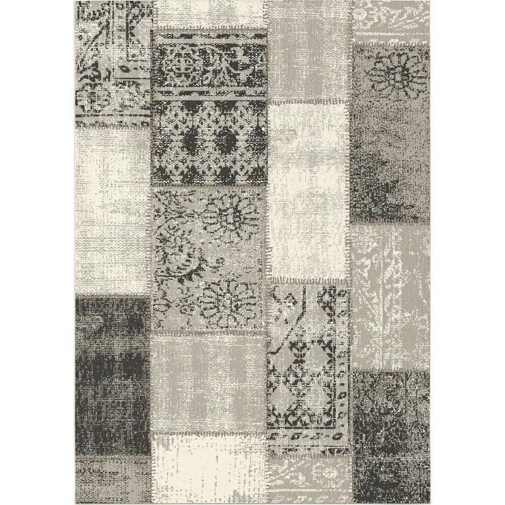 Karat Outdoorteppich | Cotton | 5 Farben | Grau / 80x150 cm
