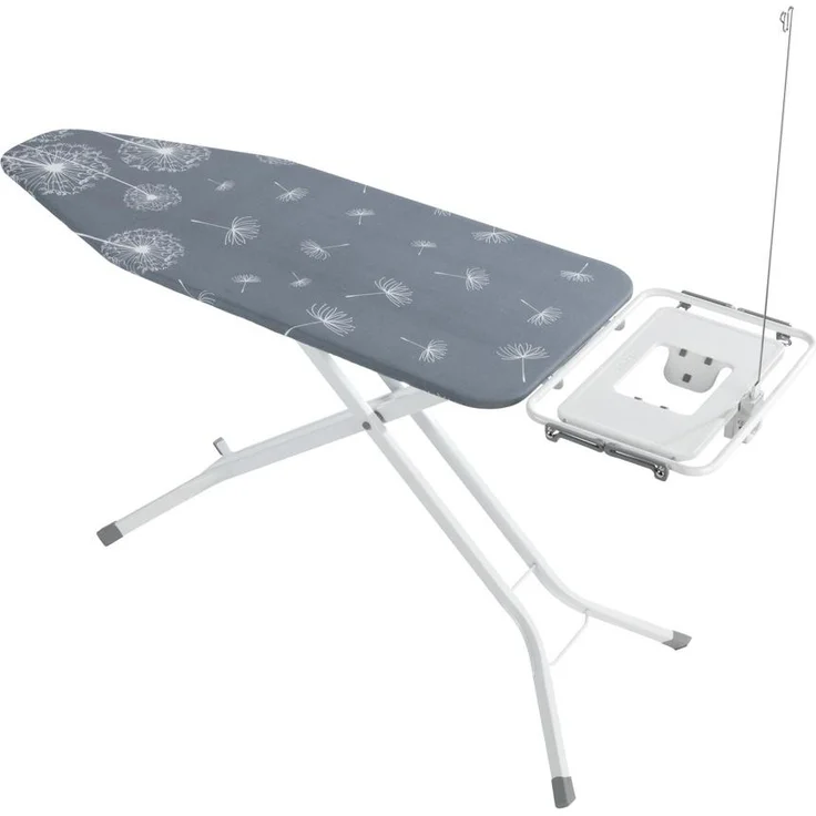 WENKO Bügeltisch Professional - extra breit, geeignet für Dampfbügelstationen, absenkbare Ablage, pulverbeschichtetes Metall, 130 x 99 x 48 cm – Bild 3