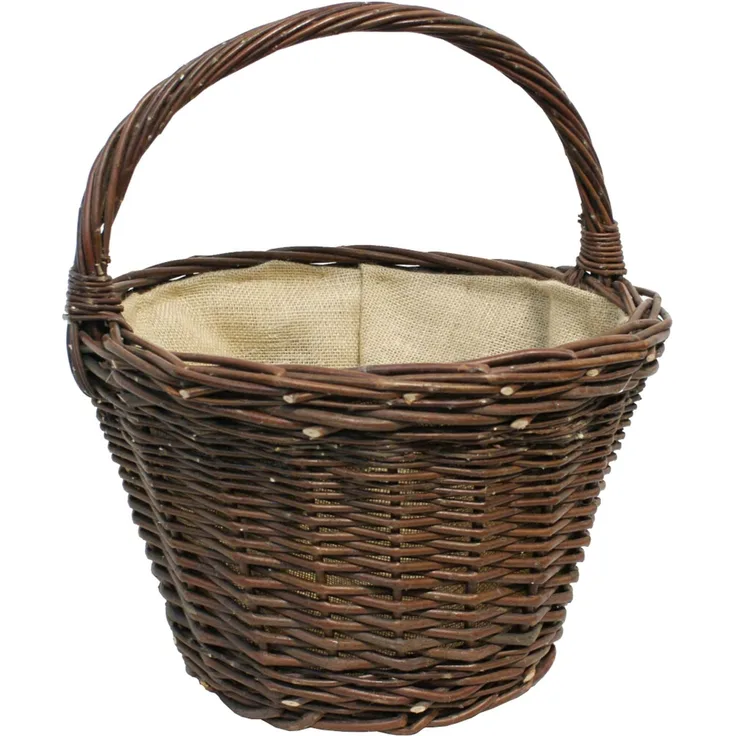 Weidenkorb mit Jute
