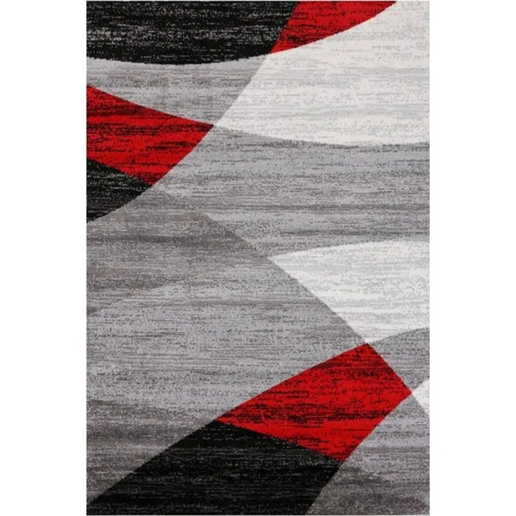 Vimoda Läufer Wohnzimmer Teppich Kurzflor, geometrisches Look, Rechteckig, Höhe: 5 mm, Läufer Moderner Meliert Muster für Küche und Schlafzimmer – Bild 4