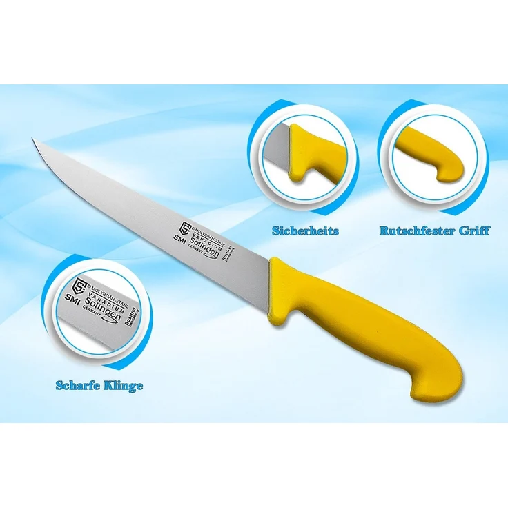 SMI Kochmesser 7 Zoll Kochmesser Solingen Metzgermesser Fleischmesser Stechmesser – Bild 2