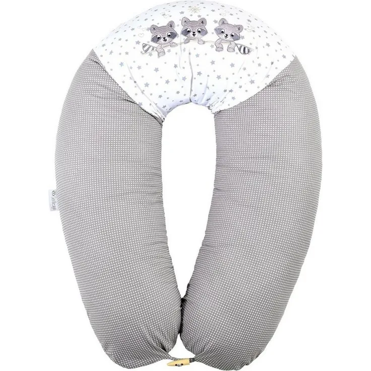SEI Design Stillkissen Stillkissen 190x30 XXL, Füllung EPS Mikroperlen, Bezug 100% Baumwoll, Schwangerschaftskissen mit Bezug, Bezug 100% Baumwolle