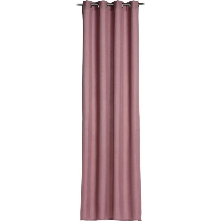Gözze 'LINUS' Ösenvorhang, 100% Polyester rosa, 140x245 cm – Bild 1