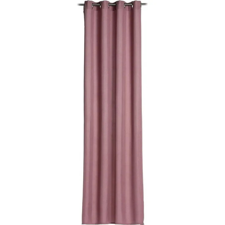 Gözze 'LINUS' Ösenvorhang, 100% Polyester rosa, 140x245 cm