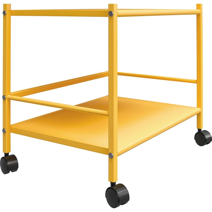 Servierwagen >Rasmus< in Gelb - 43x77x29 (BxHxT) – Bild 4