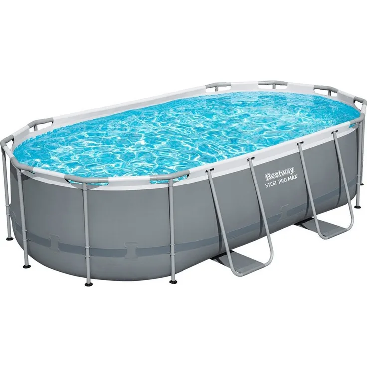 Bestway Framepool Steel Pro MAX (Packung, ohne Zubehör), 427 x 250 x 100 cm