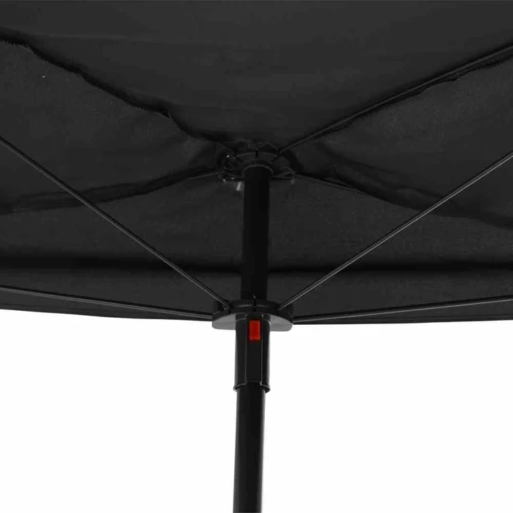 City Balkonschirm anthrazit/grau, 160x100 cm – Bild 9