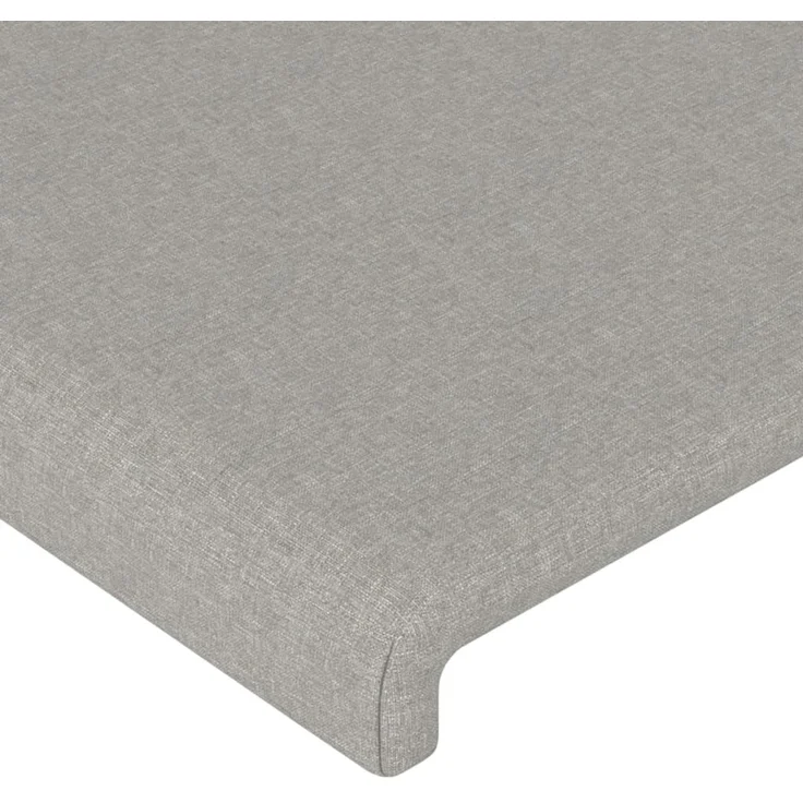 vidaXL Kopfteile 4 Stk. Hellgrau 72x5x78/88 cm Stoff 3116050 – Bild 4