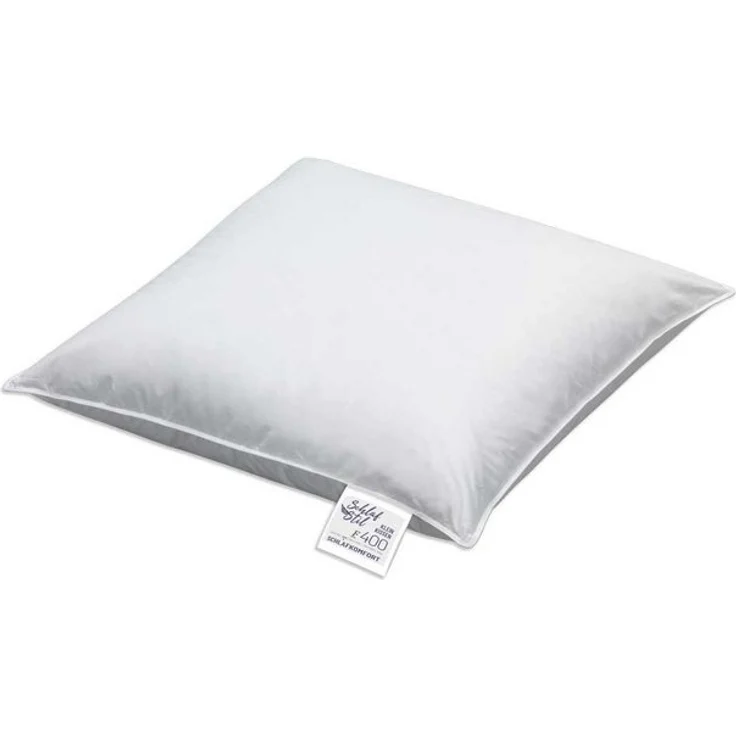 Schlafstil Baumwollkissen F400, Füllung: 100% Polyester, Bezug: 100% Baumwolle, hergestellt in Deutschland, allergikerfreundlich – Bild 4