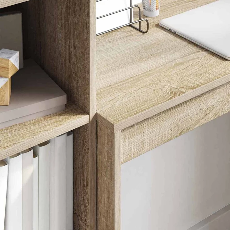 vidaXL Schreibtisch Sonoma-Eiche 80 x 40 x 76 cm 869388 – Bild 4