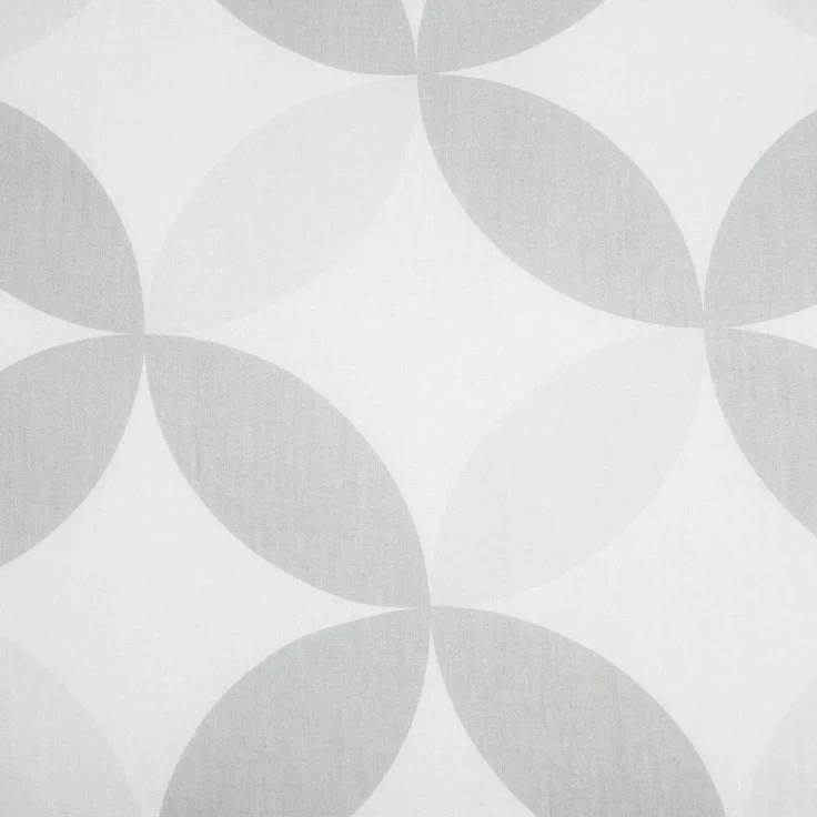 ZOLLNER Bügelbrettbezug aus Baumwolle, 48x125 cm, grau-creme mit Gummizug und Schnappverschluß – Bild 4