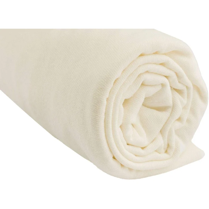 Easy Dort, Spannbettlaken, Baumwolle, Jersey, 60x120 cm, naturfarben, 3 Stück – Bild 2