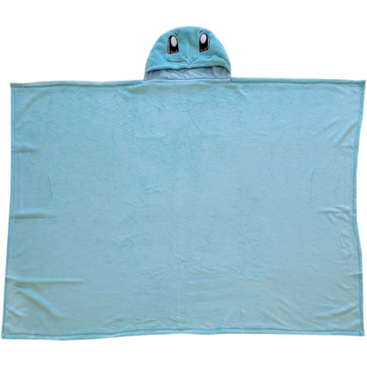 Pokémon Kapuzendecke Kinder 120x150 cm Coral Kuscheldecke weich mit Kapuze – Bild 2