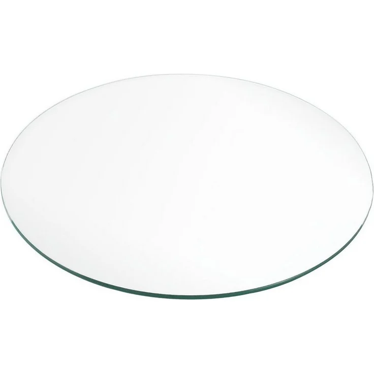 LebensWohnArt Tischplatte Glasplatte TERRY 90cm Rund Gehärtetes Glas Bodenplatte – Bild 1