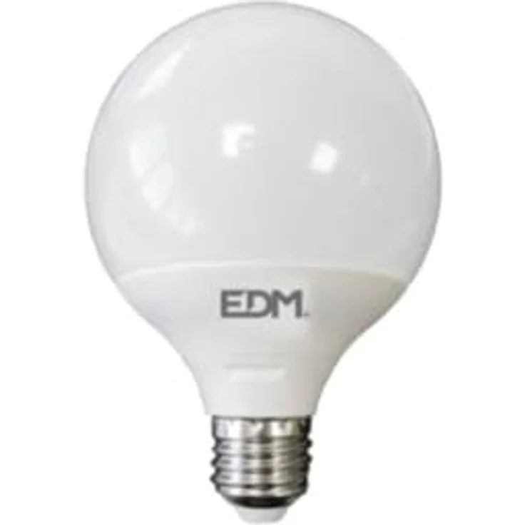 EDM BOMBILLA GLOBO LED Ø95mm E27, 10W 810lm, 6400K kaltes Licht, Ø9,5x12cm – Bild 1