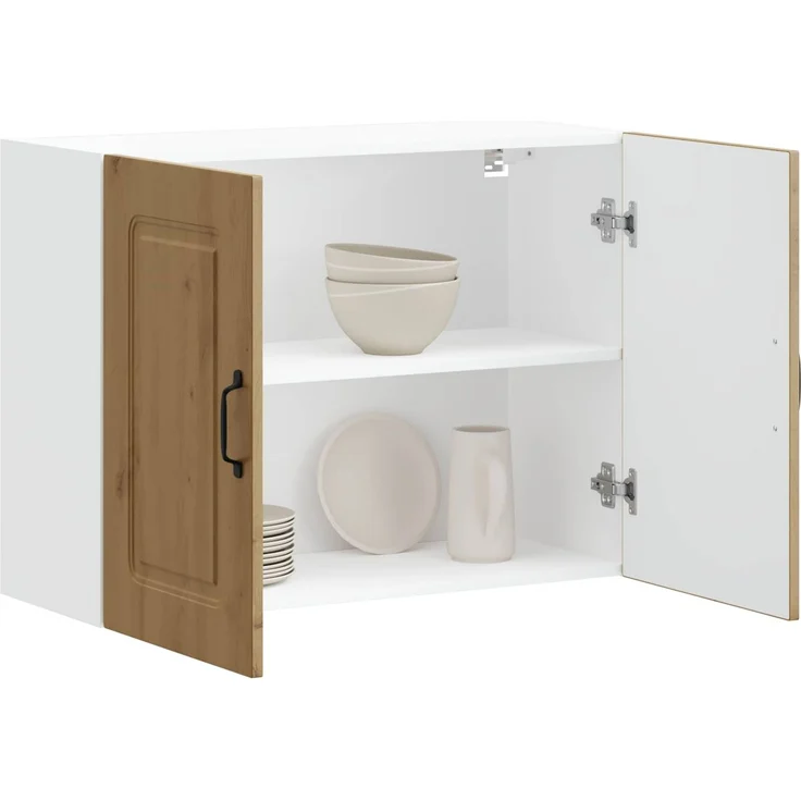 vidaXL Küchen-Hängeschrank Kalmar Artisan-Eiche Holzwerkstoff 853596 – Bild 3