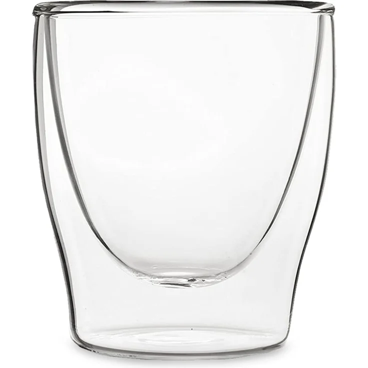 DUOS doppelwandiges Thermoglas 200 ml Borosilikatglas handgemacht Transparent – Bild 7
