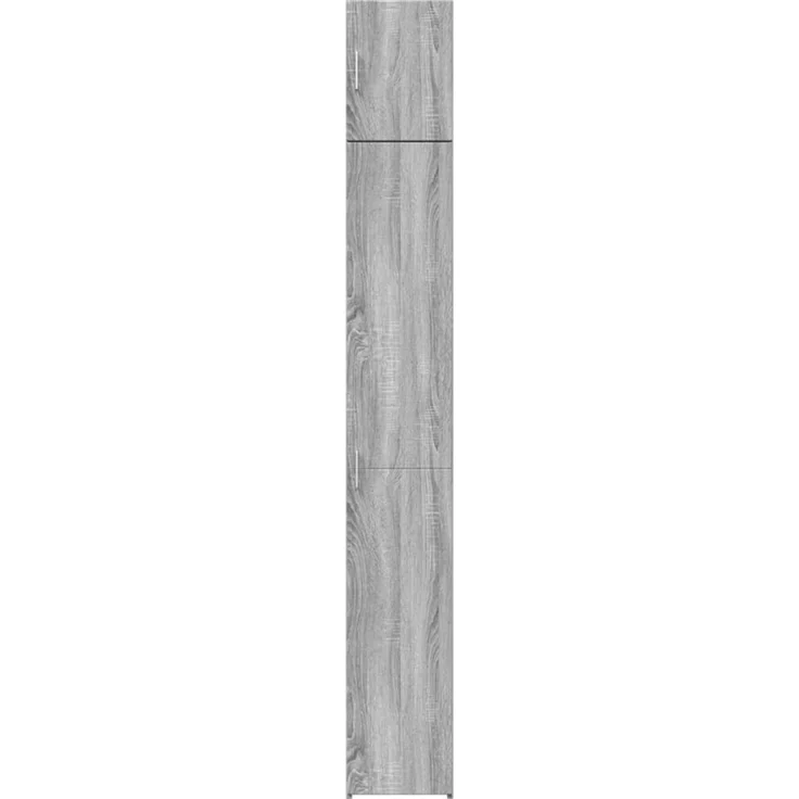 vidaXL Hochschrank Schmal Grau Sonoma 30x42,5x225 cm Holzwerkstoff 3281264 – Bild 4