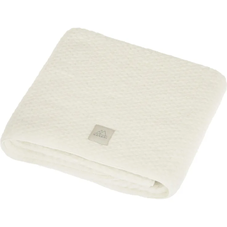 Nanami Baby Babydecke - 75 x 100 cm - Wolle - Crem