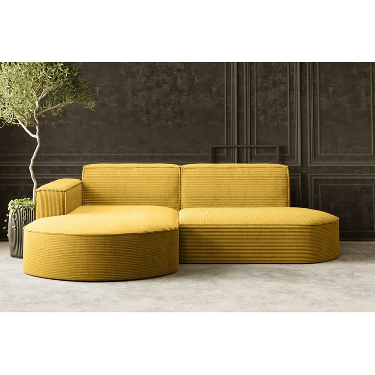 Kaiser Möbel Ecksofa Designer MODENA STUDIO L stoff Poso, Neve, Quelle – Bild 1