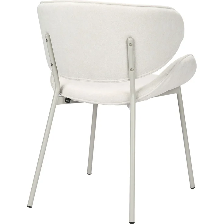 Selsey 'Pretically ' Polsterstuhl mit pflegeleichter Chenille, Creme – Bild 3