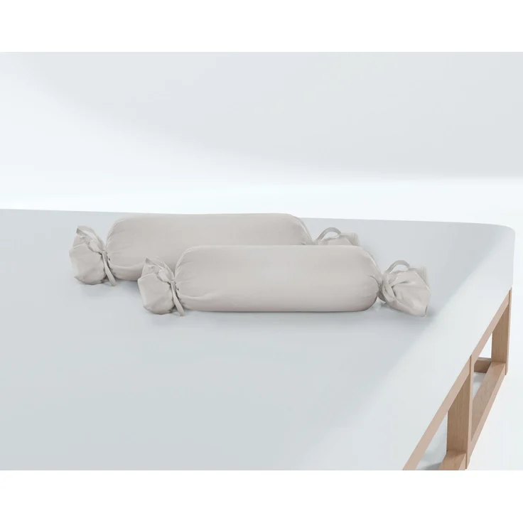 biberna Feinjersey-Kopfkissenbezug, sturmgrau, 2 x 15 x 40 cm – Bild 3