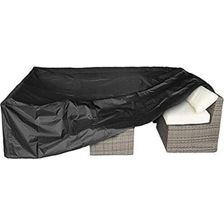 Melko Gartenmöbel-Schutzhülle Abdeckplane für Rattan Lounge 242 x 162 x 100 cm Gartenmöbel Schutzhülle (Stück, 1-St, Plane), mit Kordelverschluss – Bild 4