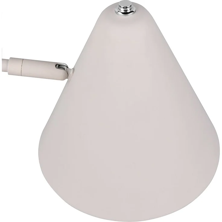 Wandleuchte COSIMA mit Stecker, Schalter und Schwenkarm, Hellgrau, Höhe 16cm – Bild 6