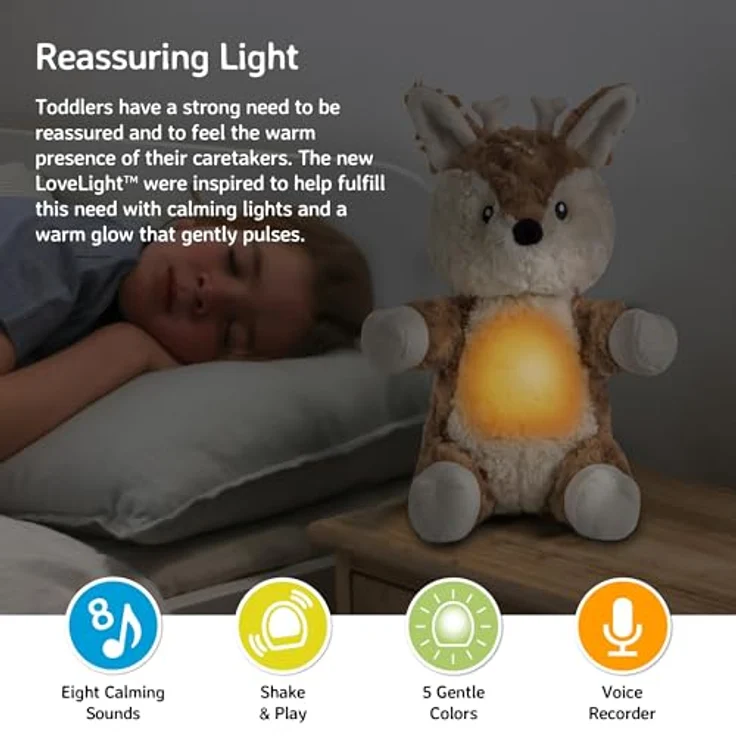 Cloud B LoveLight™ Buddies - Multisensorisches Kuscheltier Finley der Fuchs – Bild 3