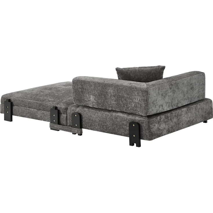 ZUBALIYA Sofa mit LED - Beleuchtung, mit USB - Anschluss, für Wohnzimmer und Apartments, mit stabilem Untergestell, Beige – Bild 12