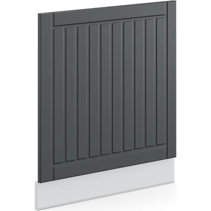 Frontblende Fame-Line Anthrazit Landhaus 60 cm ohne Arbeitsplatte Vicco – Bild 1