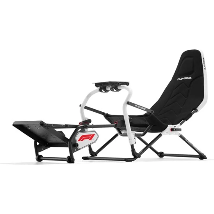 Playseat Challenge DD - F1® Edition Sim-Racing-Cockpit, klappbarer Rahmene aus hochkohlenstoffhaltigem Stahl, ergonomische Körperunterstützung, Schwarz – Bild 10