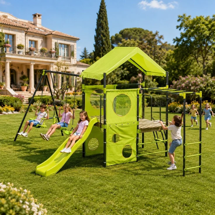 grosser Kinderspielplatz zum Schaukeln, Klettern, Wippen #4539 – Bild 5