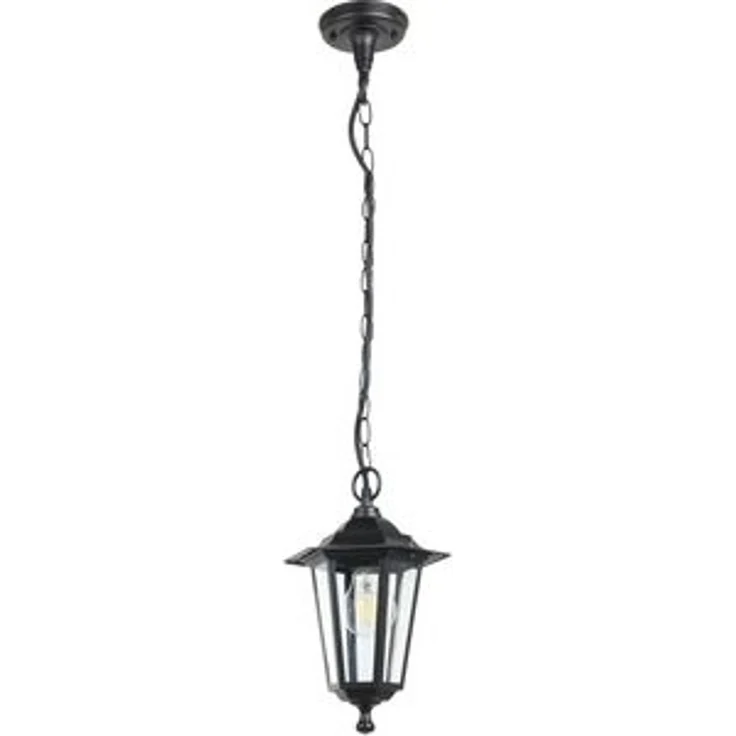 Eglo 22471 Aussenleuchte LATERNA 4 schwarz, E27 max. 1X40W H:90cm Ø20,5cm – Bild 6