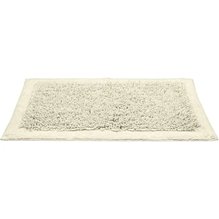 WENKO Badematte Sidyma Beige, 100% Bio-Baumwolle, rutschhemmend, 60 x 90 cm – Bild 5