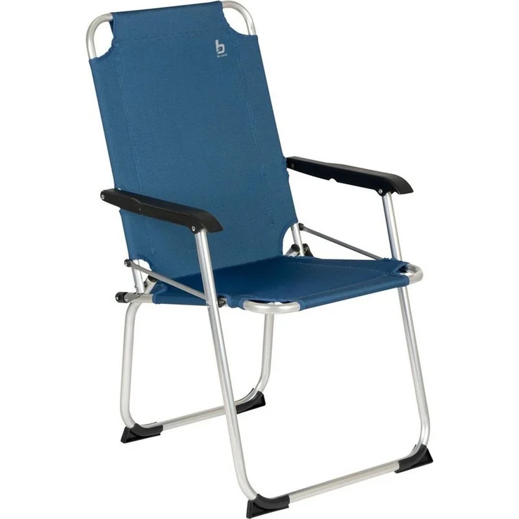 BO-CAMP Alu Camping Klappstuhl blau – Bild 1