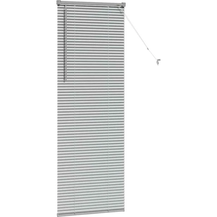 vidaXL Venezianische Jalousie Silber 175 x 55 cm 25 mm Aluminium 42005913 – Bild 5