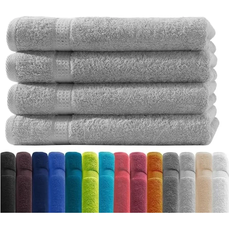 Zestri Handtücher COMFORT Handtücherset aus Baumwolle, saugstark weich, Frottee, Handtücher 4er-Set, Duschtuch Saunahandtuch Gästehandtücher Badetuch Handtücher Set