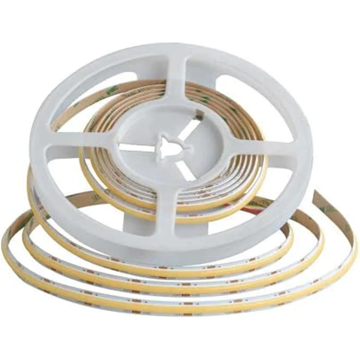 ENERGMiX COB LED Streifen Strip, 10m Kaltweiß, 480 LEDs, DC 24V, dimmbar, 120W, IP20 – Bild 1
