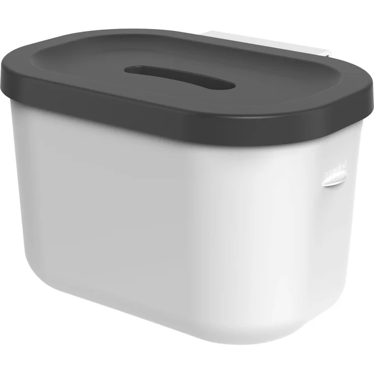 Rotho Komposteimer Jive Bio 3,2 L schwarzweiß Biomüll Abfalleimer – Bild 1