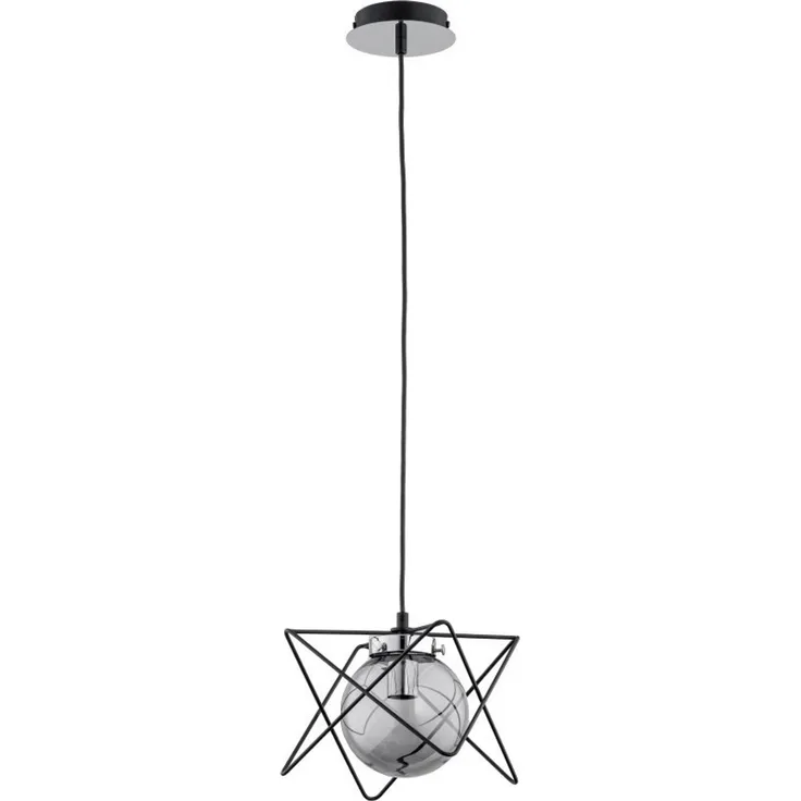 Hängelampe Alfa Sagito 60753 1x40W E14 schwarz/chrom