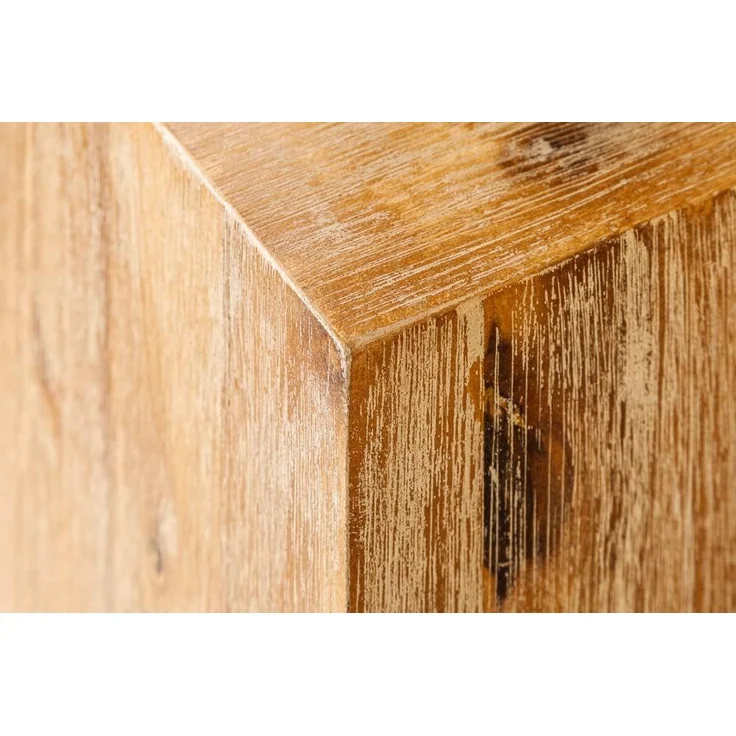 riess-ambiente Beistelltisch COLUMNA 75cm teakgrau / natur (Einzelartikel, 1-St), Wohnzimmer · Massivholz · Akazie · gekälkt · Deko-Blumensäule – Bild 5