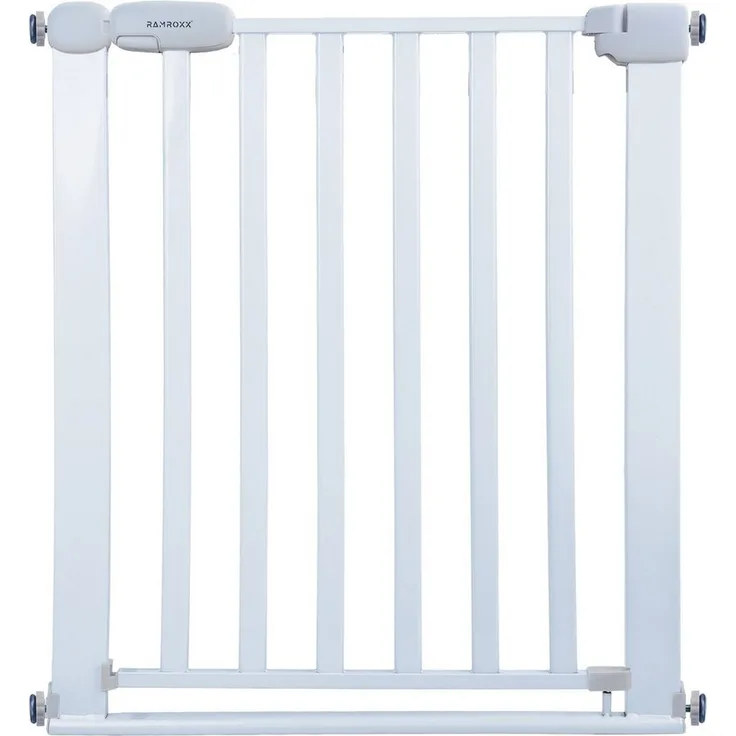 Absperrgitter Treppenschutzgitter weiß für 75-85cm Durchgang 77cm Hoch
