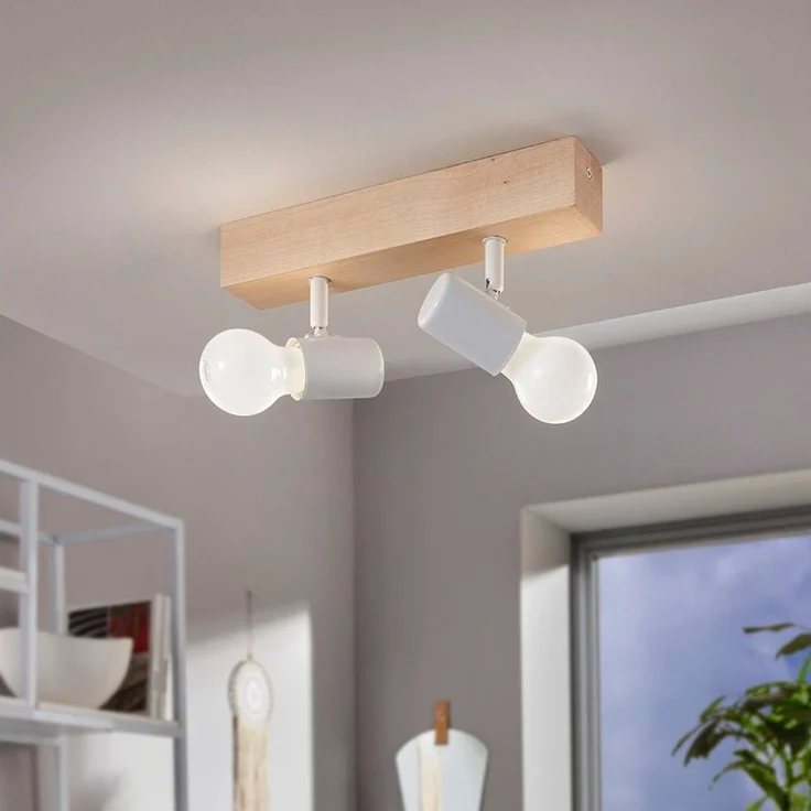 EGLO Deckenspot TOWNSHEND 3, ohne Leuchtmittel, Spot, Schlafzimmer, Flurlampe, L30 x B5 cm, 2X60W exkl. – Bild 3