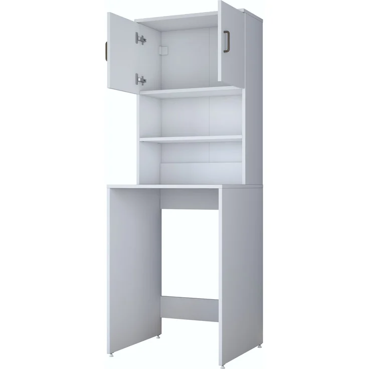 Skye Decor 'KD137 - 5864' Waschmaschinenunterschrank, Weiß, 65 x 179,8 x 60 cm – Bild 8