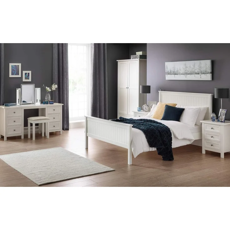 Julian Bowen Kommode Maine mit 3 Schubladen, Surfweiß – Bild 2